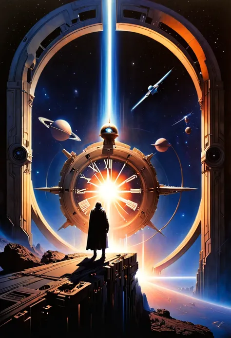 forgotten gateway to time and space, by drew struzan and ralph mcquarrie, best quality, masterpiece, 8k