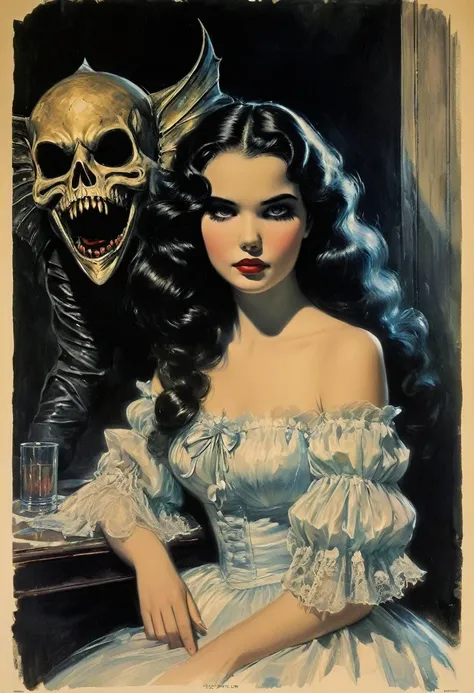 reserved teenage girl, evil creature - creepypasta. Niko Anttila. Jerem Mann, Charles Dana Gibson, Mark Demsteder, Paula Hedley,...