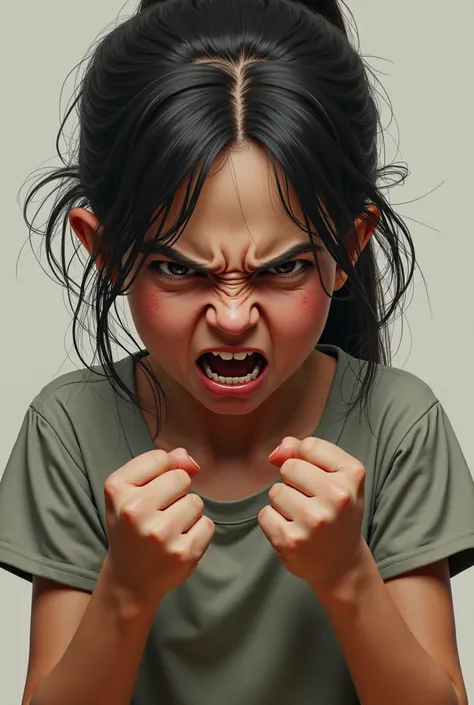 create a girl.make her angry.more angry