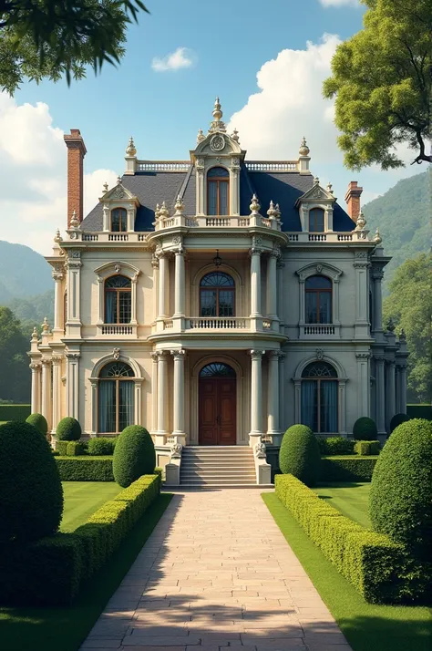 a very beautiful and expensive house