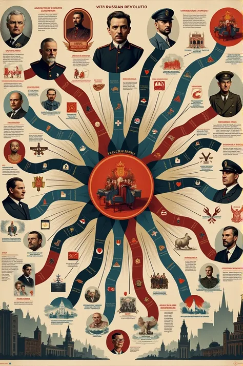 russian revolution mind map