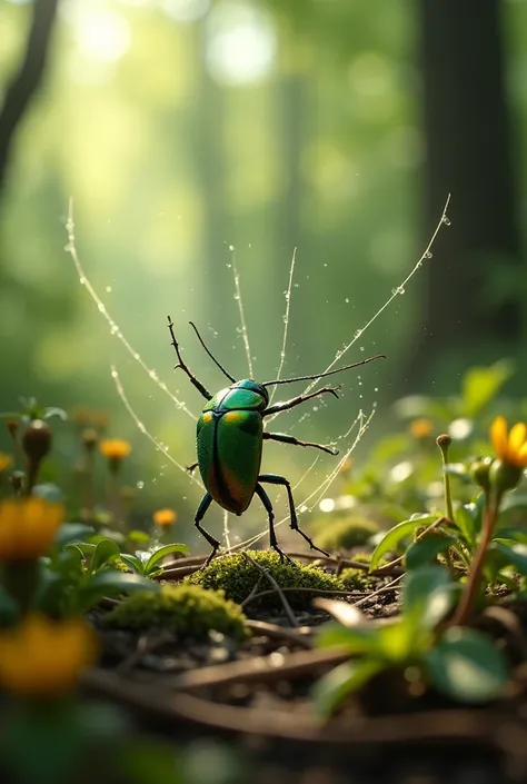 beetle broke out the string