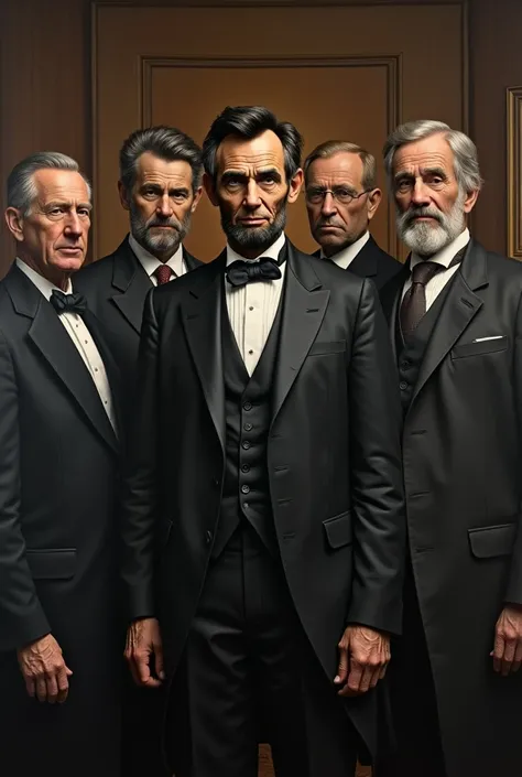 abraham lincoln with his allies