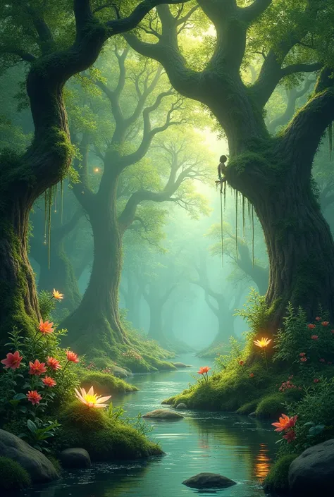 an enchanted forest