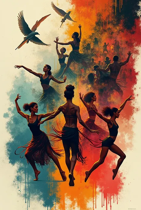 create a poster drawing about the influences of dance in general to society