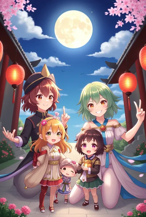 mid-autumn festival features characters from the game genshin impact