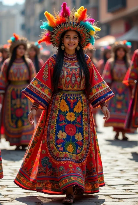 make me a costume for the cajamarca carnival