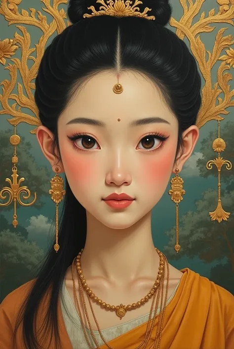 My face from 1000 years ago in Thailand kingdom