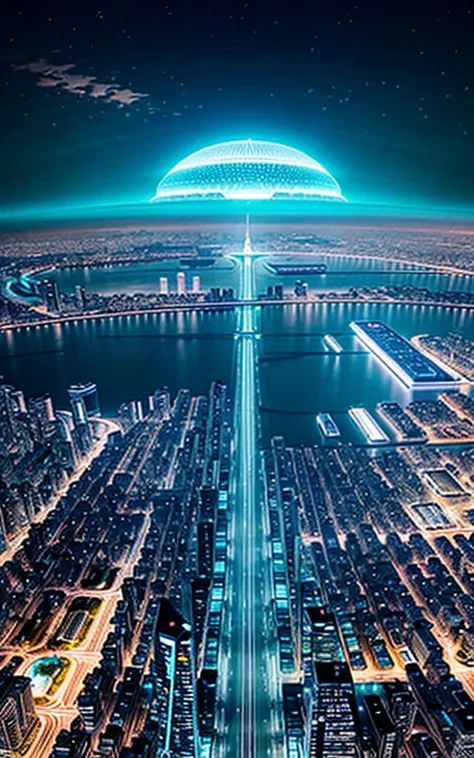 beautiful city of the future。