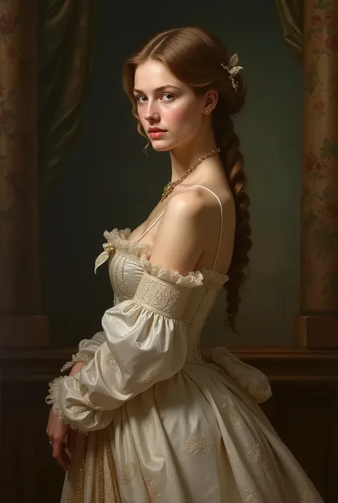 painting of a girl from the renaissance period painting