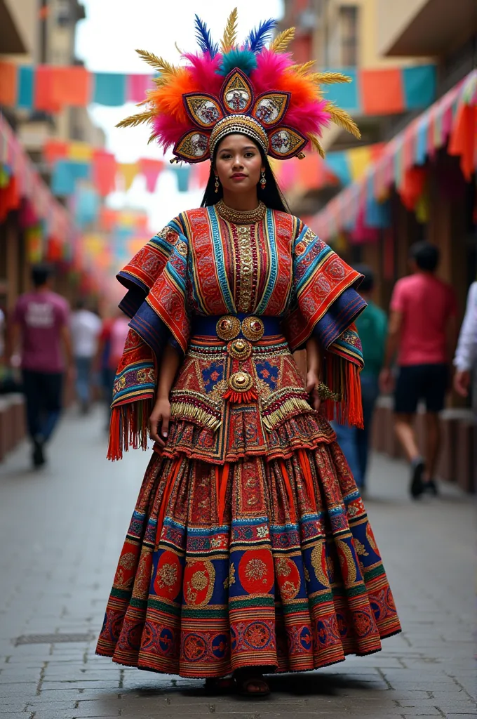 my traditional peruvian carnival costume