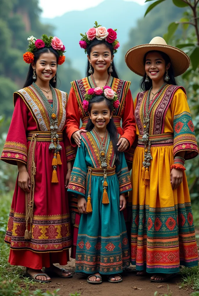 clothing from each province of the coastal region of ecuador santo domingo de los tsachilas, los rios , guayaquil, the gold,  sa...