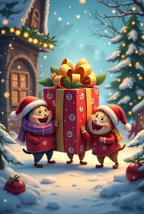 Christmas bingo numbers from 1 to 90 for ren
A gift with you