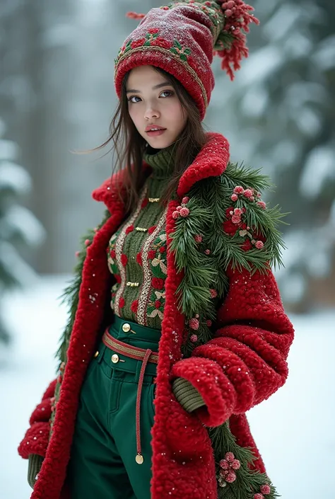 i want a different and beautiful christmas outfit