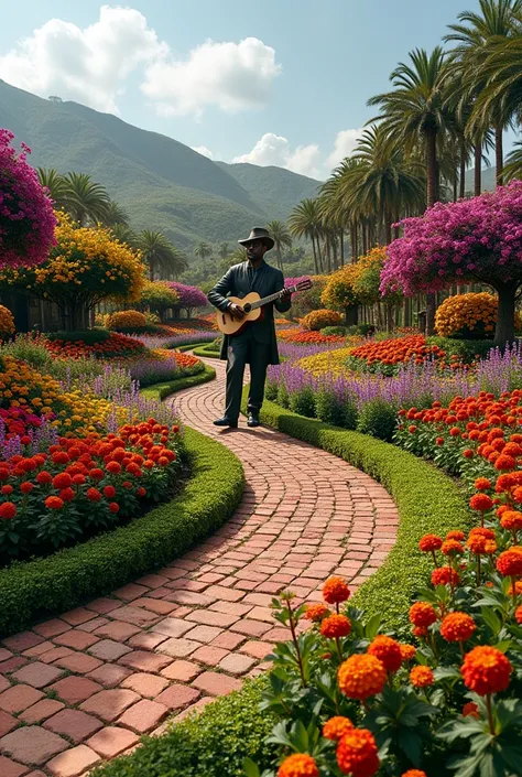 santana flower garden