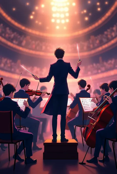 conductors
anime style