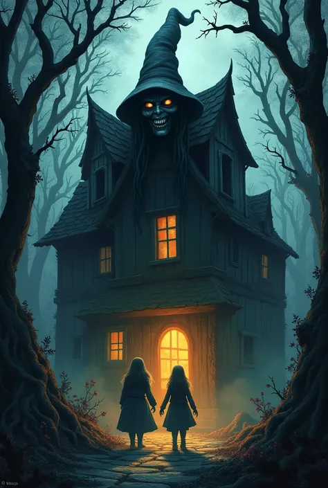 the house of the witch in the forest ,  i want an wicked witch and john and mary s