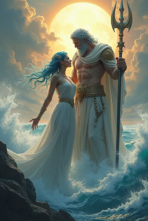 Goddess Delphina And God Poseidon