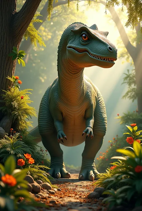 august (the month) hiperrealistic dinosaur matching with the vibe of  august