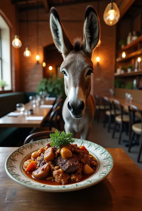 a restaurant that sells donkey meat