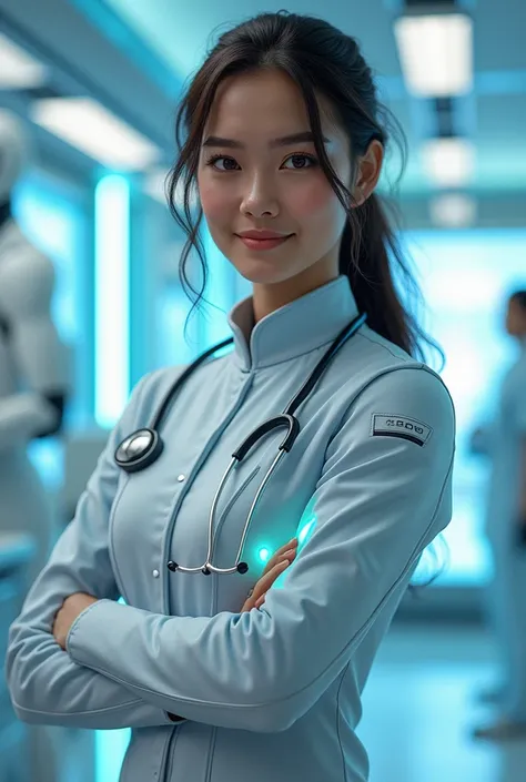 A future image of my daughter as a doctor