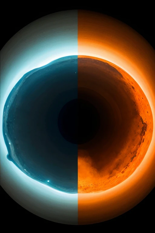 where does the surface of a gaseous planet end? and where does your start atmosphere ?

 the gaseous planets are composed mainly...