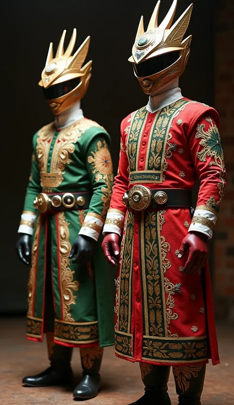 Theme: Inspired by traditional Indonesian culture, including batik and wayang kulit.
Rangers’ Colors: Red, white, green, gold, ...