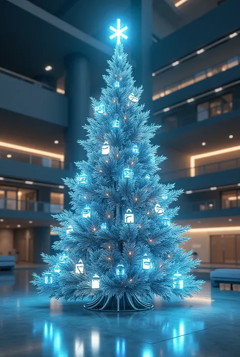 Technological Christmas tree
