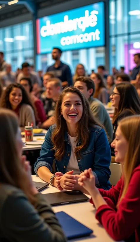 Lets say there is a student community called COMCONT. Picture the moment when this community meets with students. Write COMCONT ...