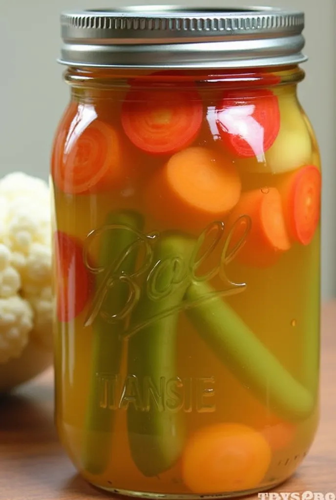 delicious pickle 

fast and sour pickled vegetables

ingredients :
 2 cups of cauliflower florets
1 cup of sliced carrots
1 cup ...