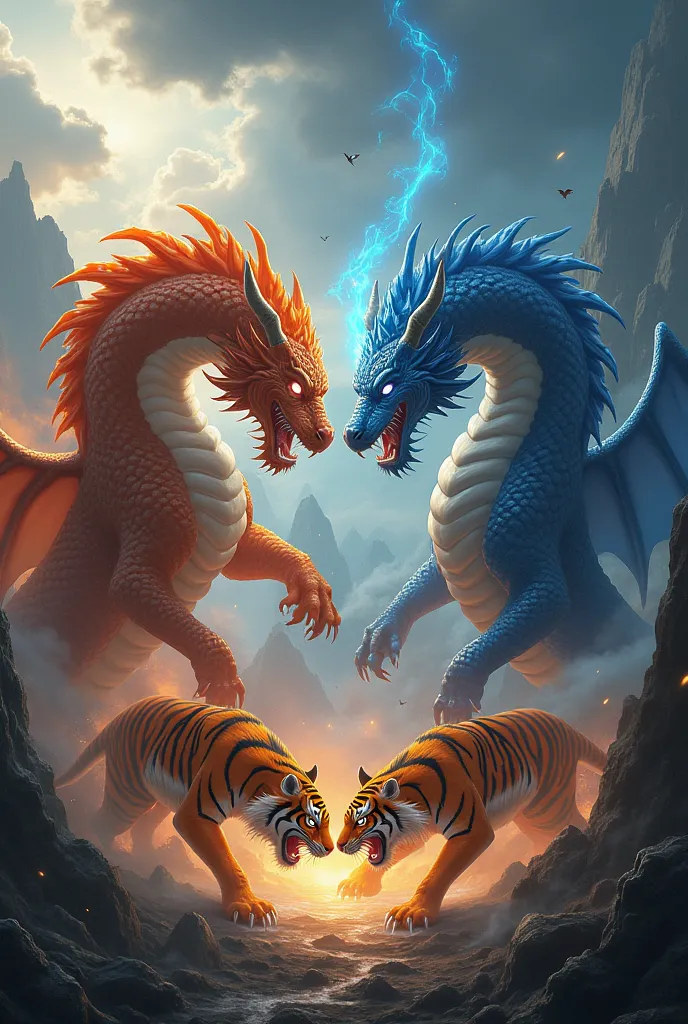 dragons and tigers