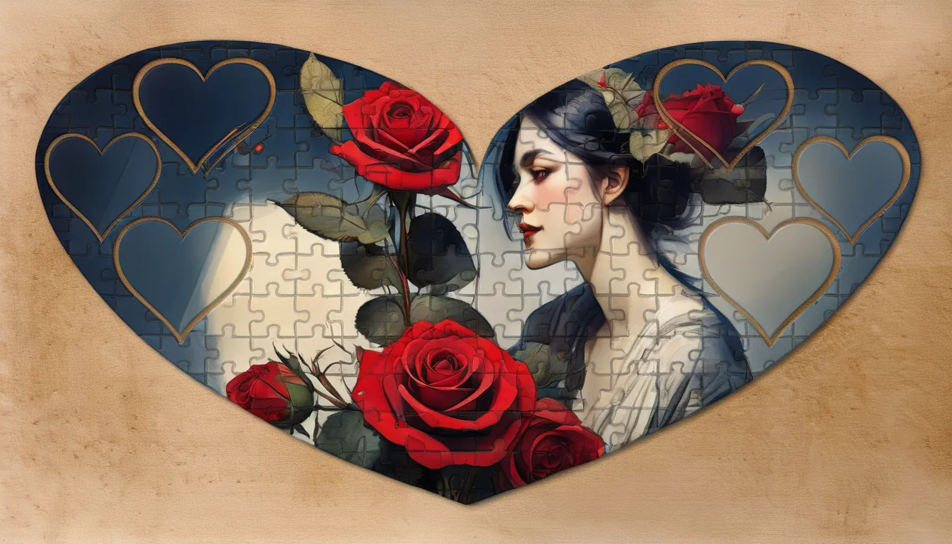 create an image inspired by the romanticism of great artists, valentine's day, box of chocolate, red roses, intimate, romantic, ...