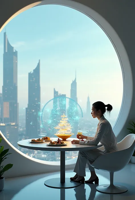 , a futuristic breakfast