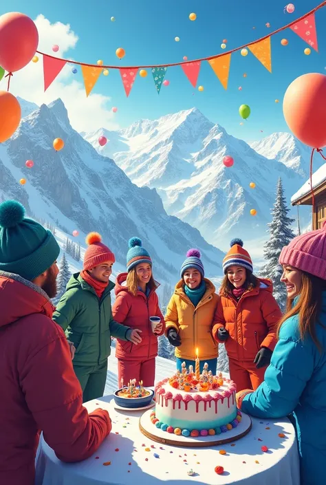 une image anniversaire les 2 alpes