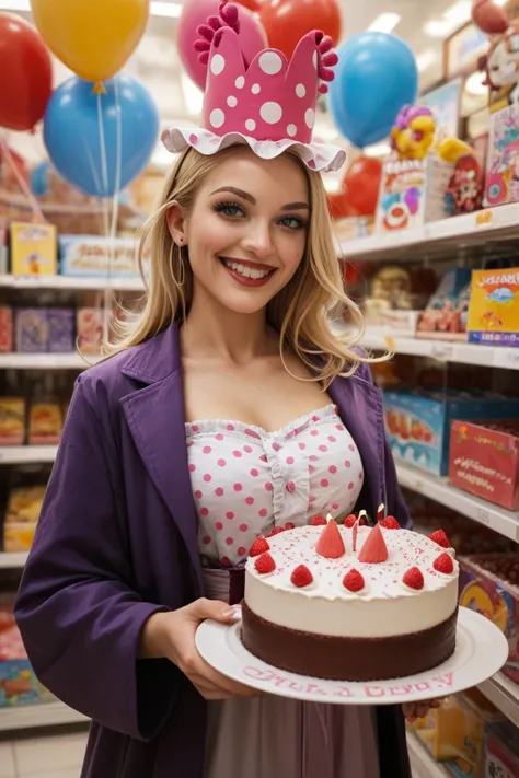 lilith light violet birthday cake picture of a girl smiling blonde hair

clown joker looking guy with dark purple coat and a sam...