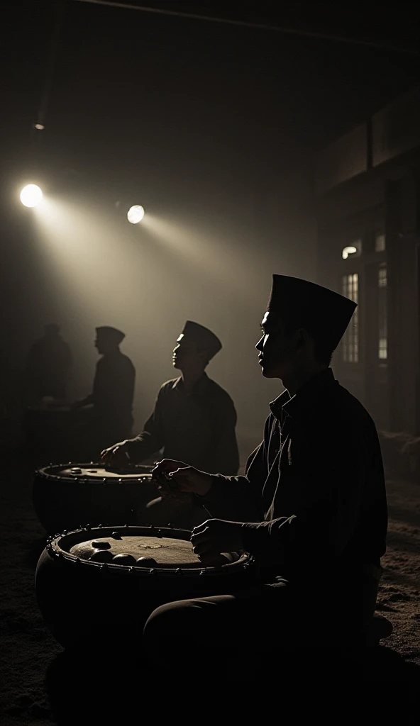  Imagine a quiet night in a Javanese village , 1940s .  Amid the shadows of colonization ,  gamelan sounds echoing in a pendopo ...