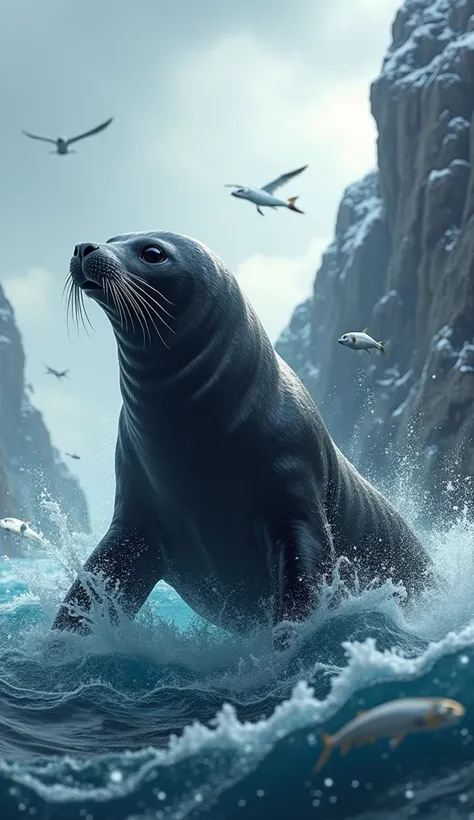 amazing Northern Fur Seal