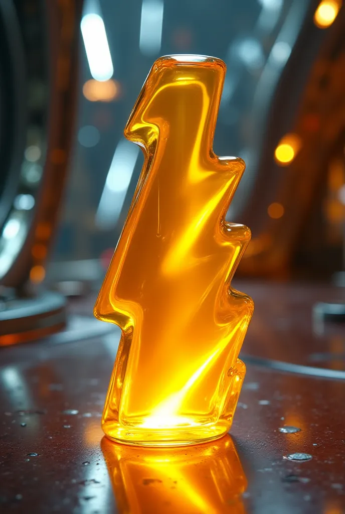 a new yellow lightning bolt shaped spacetor fragrance