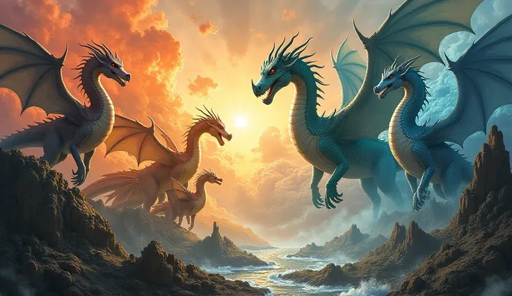 The Tale of the Seven Elder Dragons

Long before the age of man, when the world was still young and the elements roamed free, 
s...