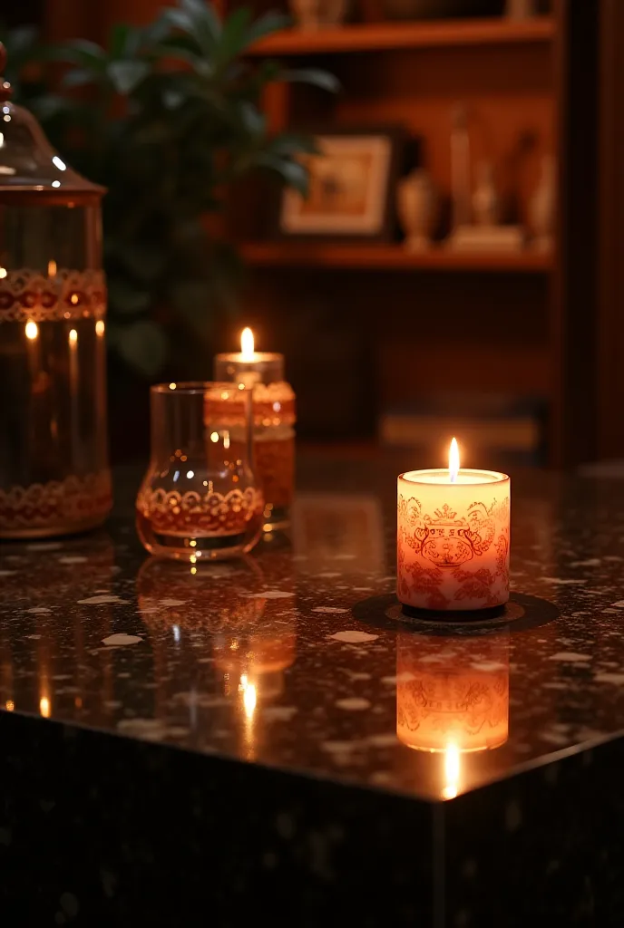 candle lacquer table