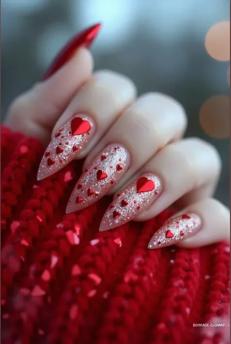 Valentine's nails designs