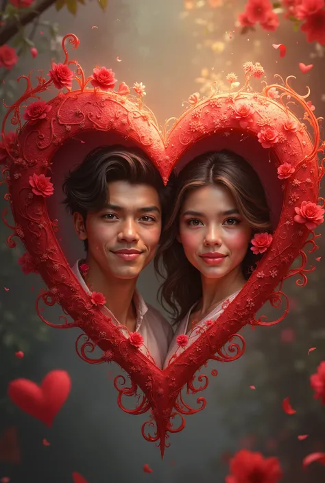Make two hearts. Write Ikram and make young man in one heart and write pyari and make young girl in another heart . Make two dif...
