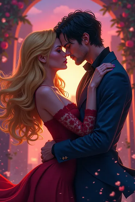 sexy Daphne Blake and Soro(one piece) kiss