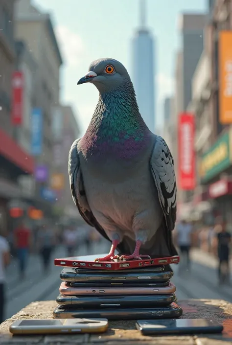 Make a Pigeon Selling Phones