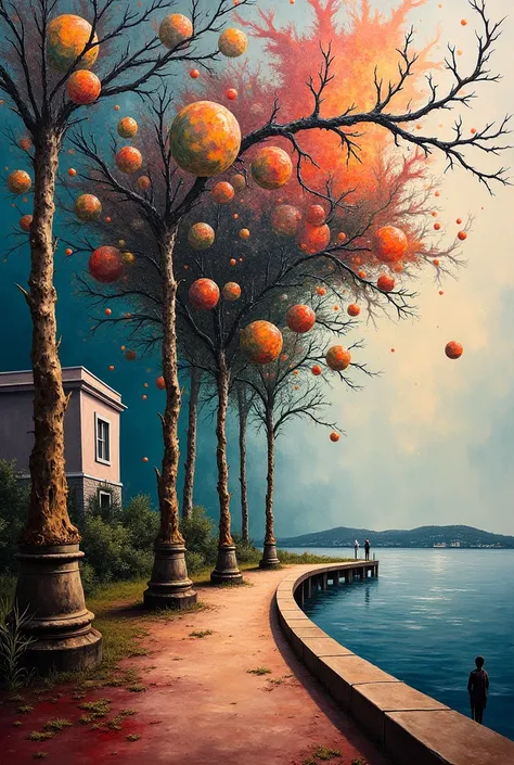 Make it a abstract painting and don't make too much difference 