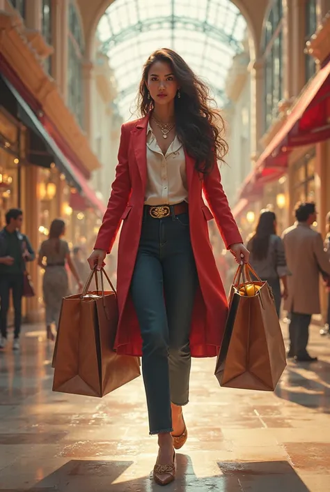 Someone spending a lot of money