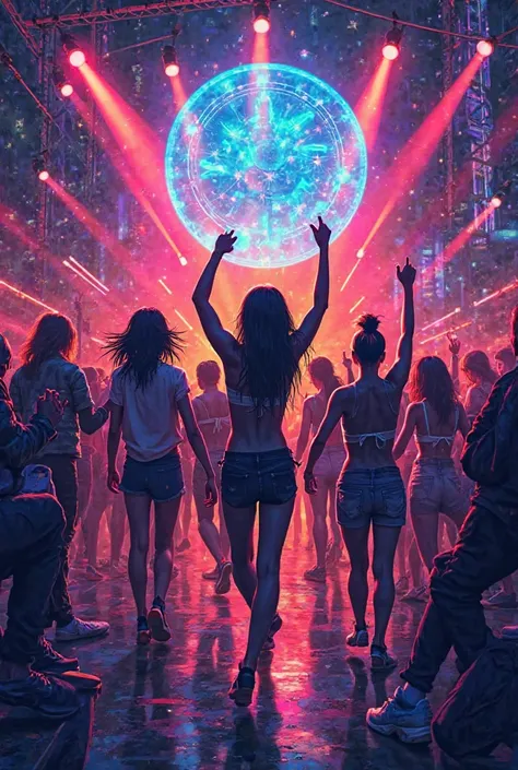 A poster for a party
