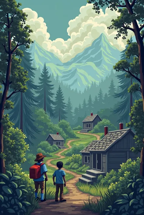 I want you to create frames for a video game
From survival, farms and zombies, all this in pixelated 2D.
And with side view