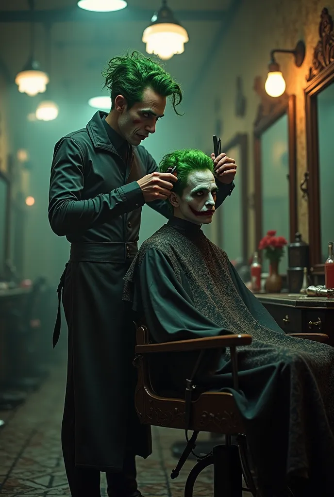 Barber Joker Cutting Hair