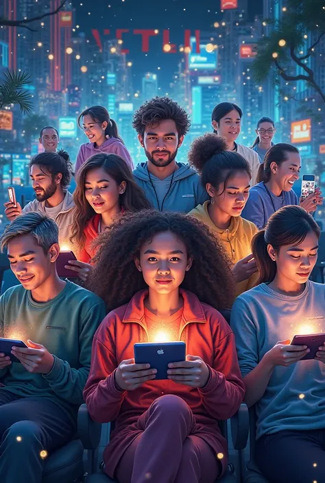 Netflix for Facebook ad